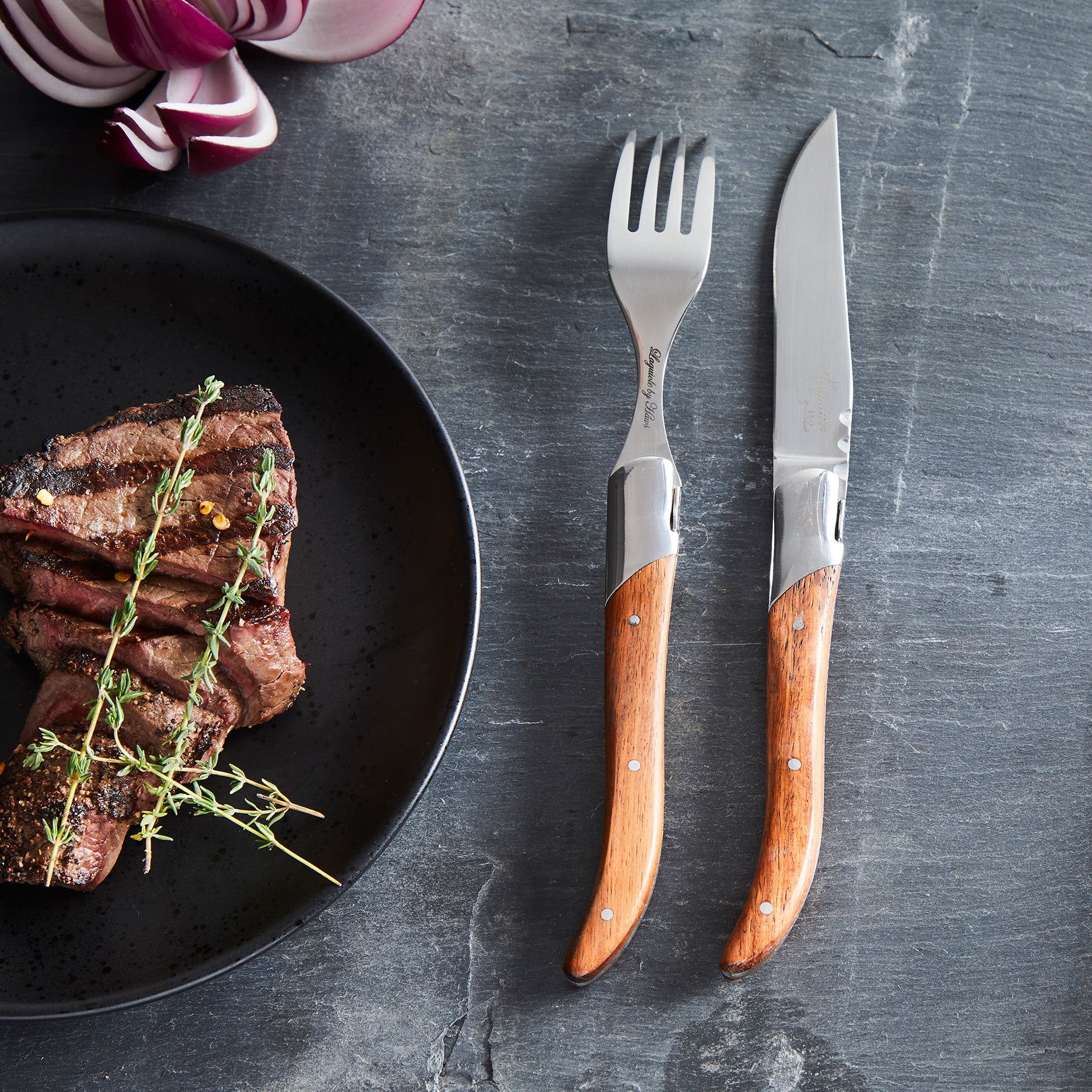 Steakknive 6 stk rosewood